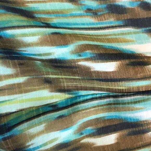 NIC & ZOE Watercolor Silk Blend Midi Skirt - Picture 5 of 10